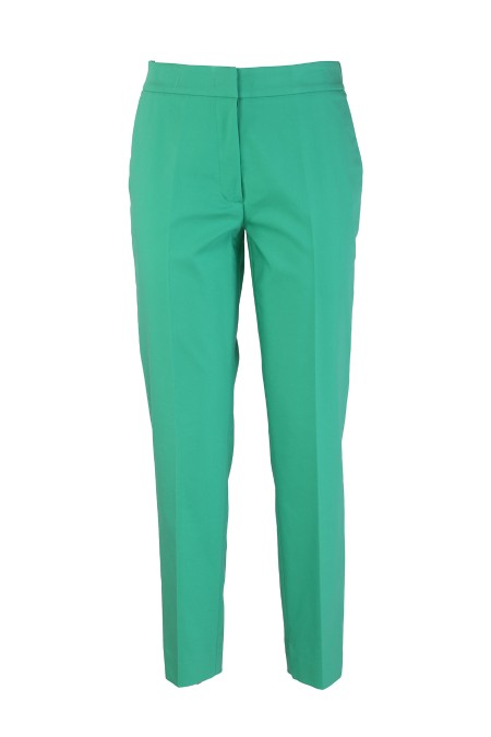 Shop CLIPS  Trousers: Clips straight cotton blend trousers
American pockets.
High waist with elastic.
Composition: 62% cotton, 33% polyester, 5% elastane.. E220 9372-33